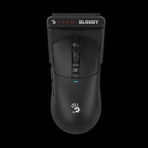 A4Tech Bloody R72 Pro Duo Dual Mode Wireless Gaming Mouse Black - 2.4GHz / USB Connection, 26000 CPI Resolution