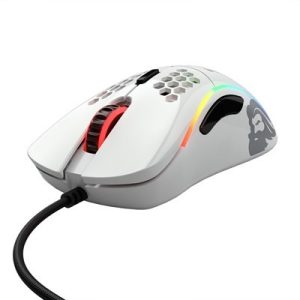 Glorious Model D (Glossy White) Extreme Lightweight Ergonomic Gaming Mouse 69G - GD-GWHITE