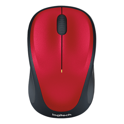 Logitech M235 Wireless Mouse Red 910-003412 - Image 3