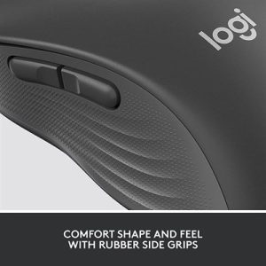 Logitech Signature M650 L Mouse Graphite 910-006247 - For Large-Sized Hands - Silent Clicks - SmartWheel