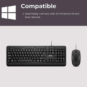 Lenovo 160 Wired Combo Keyboard and Mouse Wired