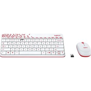 Logitech NANO Wireless Keyboard and Mouse Combo (/Vivid Red)