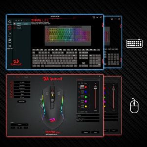 Redragon S151 Gaming Essentials Wired Keyboard and Mouse Combo, 104 Keys RGB Membrane Keyboard, 4 Macro Keys, 26 Anti-Ghost Keys