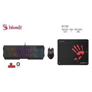 Bloody B1700 NEON Gaming Desktop Keyboard Mouse