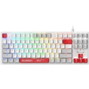 Bloody S310N RGB BLMS Mechanical Gaming Keyboard, Red Plus Switch
