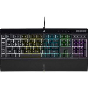 Corsair K55 RGB PRO Gaming Keyboard - - English - Six Macro Keys - Dust and Spill Resistant