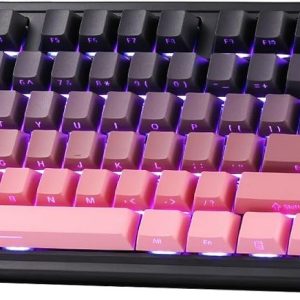Redragon K728WBB-RGB-PRO Antonium PRO TKL Mechanical Gaming Keyboard, 87 Keys, Leopard L Switches, Wireless and Wired