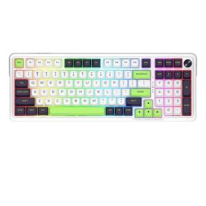 Redragon K686 Eisa Max Wireless Mechanical Gaming Keyboard, 98 Keys, RGB, , PBT Keycaps, Mint Mambo Switch, , US QWERTY