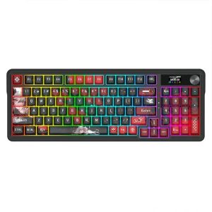 Redragon Artemis Pro K719AK-RGB-PRO Wireless Mechanical Gaming Keyboard, 95 Keys, RGB, , PBT Keycaps, Hot-Swap, Hi-Fi Switch