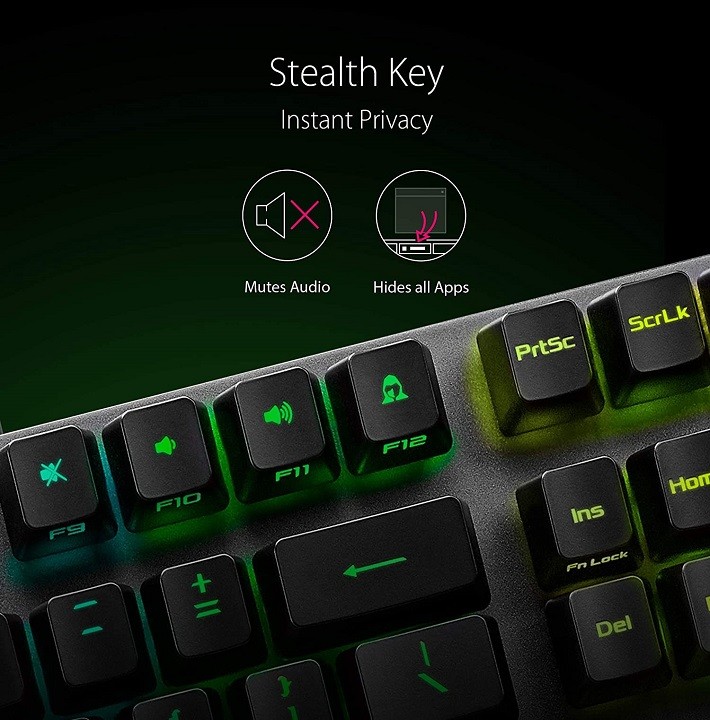 Asus ROG Strix Scope RX Optical Mechanical Gaming Keyboard - ROG RX RED - -BKUA00 - Image 6