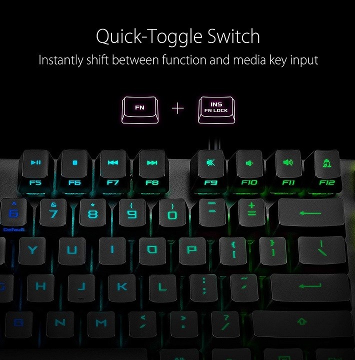 Asus ROG Strix Scope RX Optical Mechanical Gaming Keyboard - ROG RX RED - -BKUA00 - Image 7