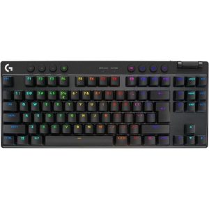 Logitech PRO X TKL LIGHTSPEED Gaming Keyboard US International Tactile LIGHTSPEED Wireless LIGHTSYNC RGB Lighting 1ms Report