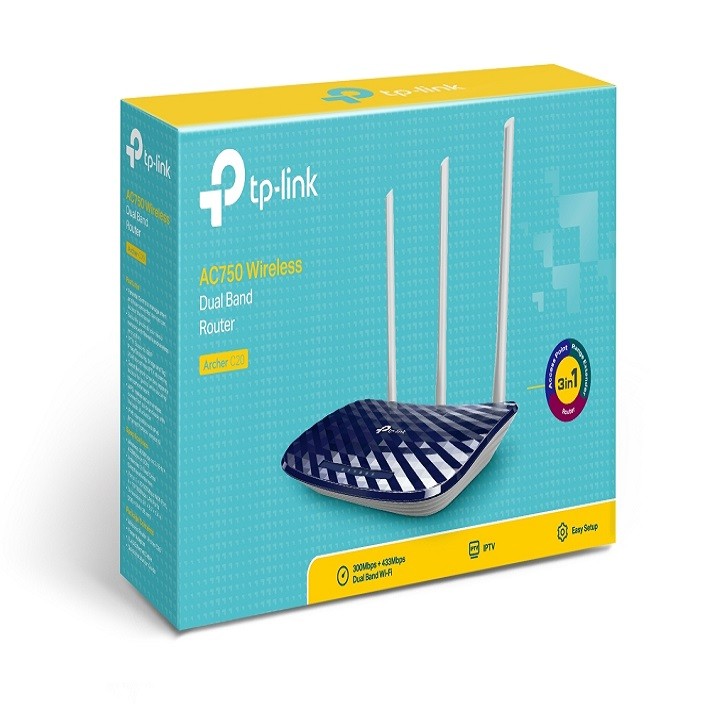 TP-Link Archer C20 AC750 Dual-Band Wi-Fi Router - Image 4