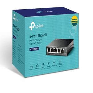 TP-Link TL-SG1005P 5-Port Gigabit Desktop Switch with 4 PoE Ports