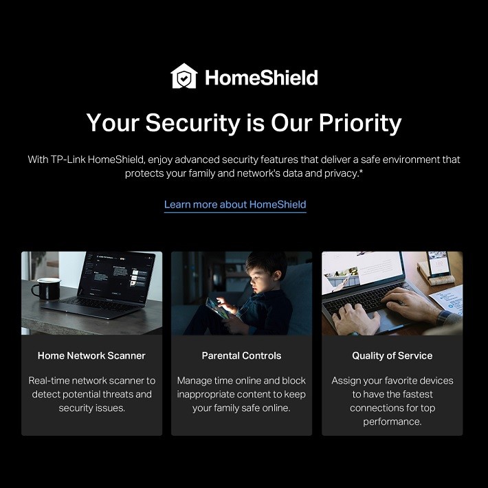 TP-Link Archer BE230 BE3600 Dual-Band Wi-Fi 7 Router (2× 2.5G Ports, Quad-Core CPU) - Image 7