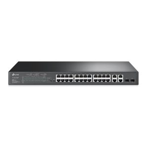 TP-Link TL-SL2428P JetStream 24-Port Gigabit + 24-Port Fast Ethernet Smart Switch with PoE+