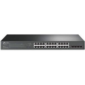 TP-Link TL-SG2428P JetStream 28-Port Gigabit Smart Switch with 24 PoE+ Ports