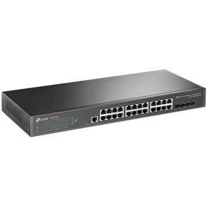 TP-Link TL-SG3428X JetStream 24-Port Gigabit L2+ Managed Switch with 4 10GE SFP+ Slots