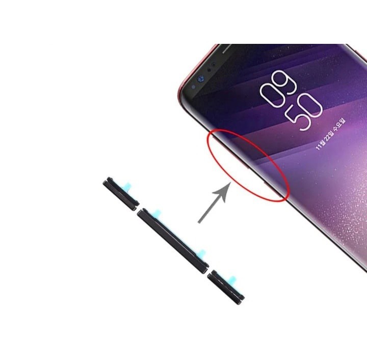 Samsung Galaxy S8 Side Keys Button - Image 2